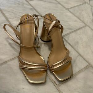 Gold Sam Edelman heels